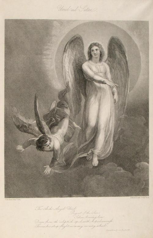 Arch Angel Uriel and Satan
