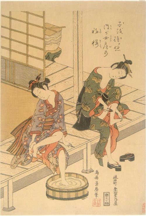 Two Young Women at their Toilette