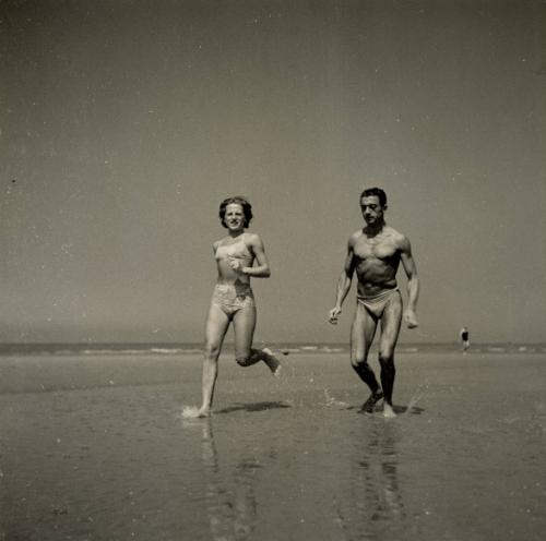 Untitled (Couple on beach), France.