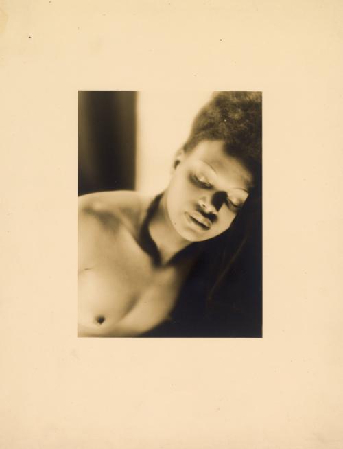 Nude portrait of black woman