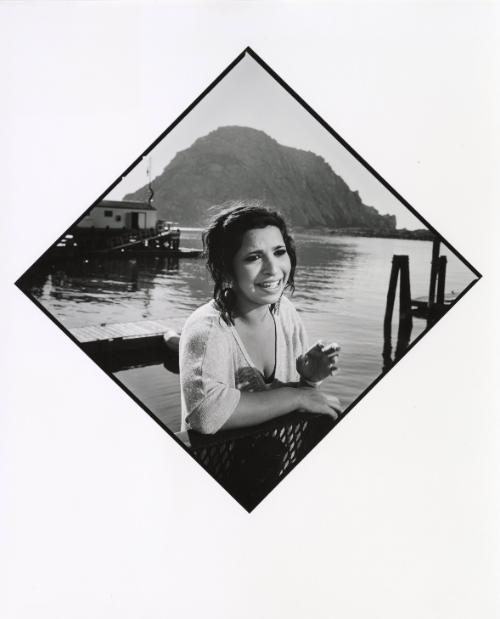 Morro Rock (portrait of woman)