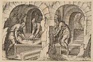 Isaac et Ismael Mettant le Corps D'Abraham au Tombeau (Isaac and Ishmael Placing Abraham's Body in the Tomb)