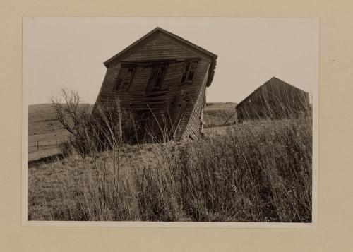 Untitled from the "Falling House and Barn" series