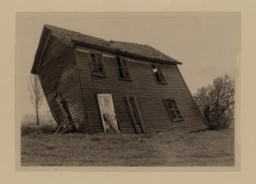 Untitled from the "Falling House and Barn" series