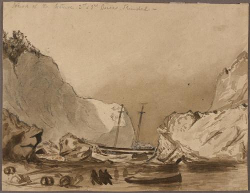 Wreck of the Rettisoe. 2nd and 3rd Boccas, Trinidad.—Boccas Islands, Trinidad