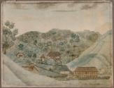 A view of Inveraid Estate Princes Bay Tobago West Indies. March 28th. 1802