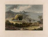 View From Morne Fortuné, St. Lucia. Tomb of Governors Genl. Stewart of Garth, Coll. Mallet, Genl. Mackie, & Genl. Farquharson. from "Scenery of the Windward and Leeward Islands"