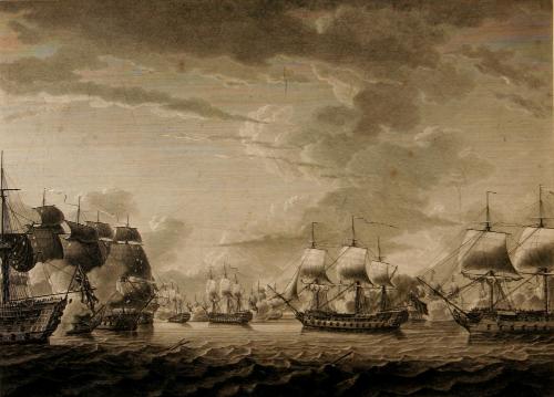 Untitled [action between Dominica and Guadeloupe, 12 April 1782]