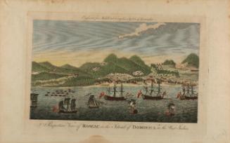 Perspective View of Roseau in the Island of Dominica in the West Indies