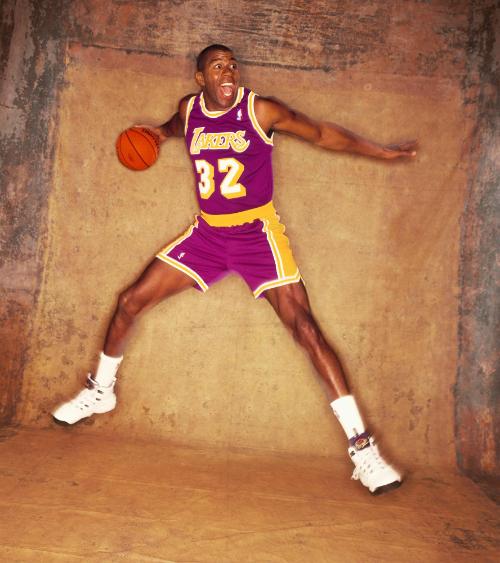 Magic Johnson, The Forum, Inglewood, California