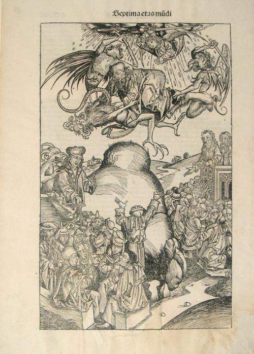The Coming of the Anti-Christ, from "The Nuremberg Chronicle"