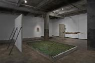 Installation shot from the Maccarone gallery's "The Middle Pilar," 2007. Image courtesy of Macc…