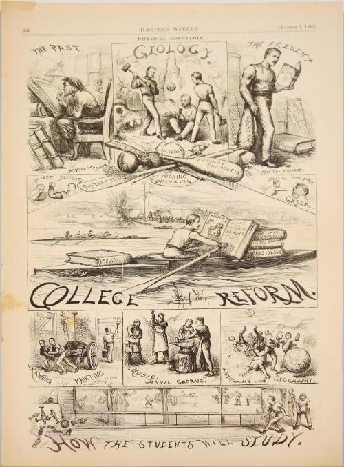How the Students Will Study, from "Harper's Weekly"