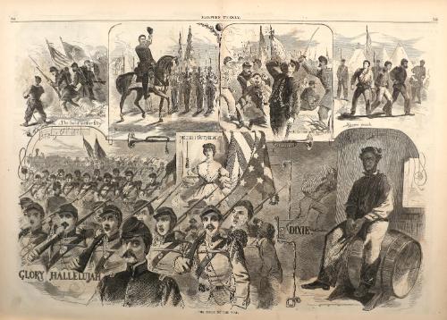 The Songs of the War, from "Harper's Weekly"