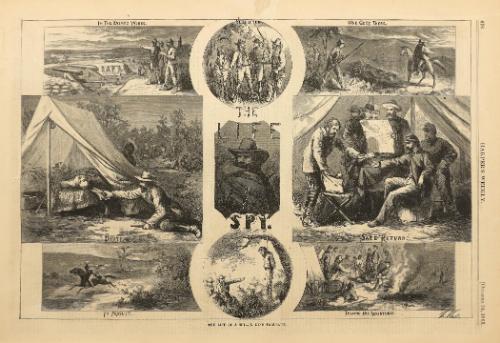 The Life of a Spy: in Nine Tableaux, from "Harper's Weekly"