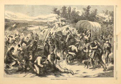 General Sherman’s Rear Guard, from "Harper's Weekly"