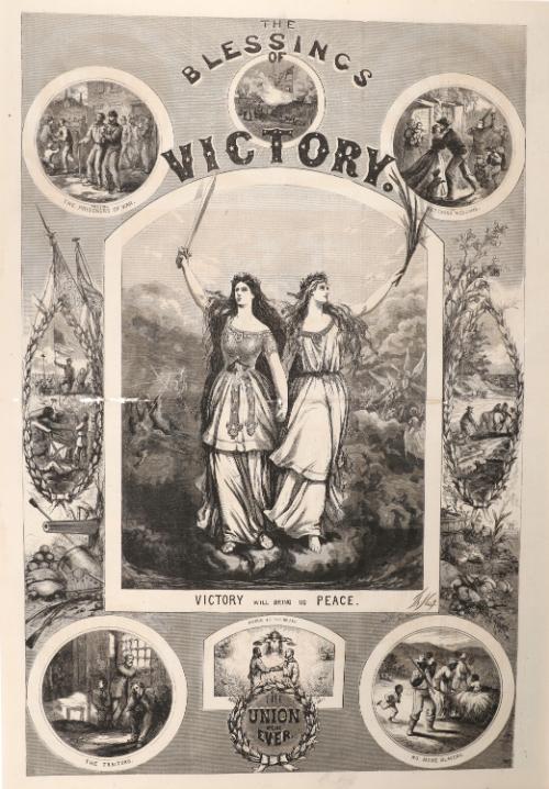 The Blessings of Victory, Victory Will Bring Us Peace, from "Harper's Weekly"