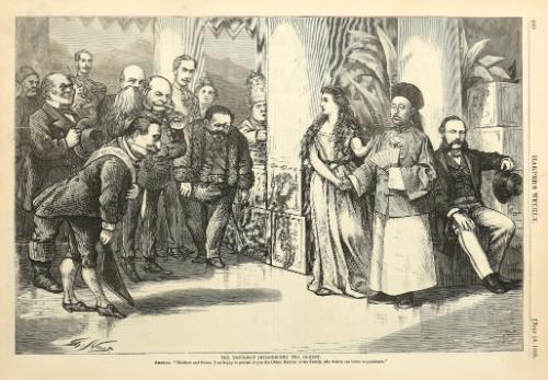 The Youngest Introducing the Oldest, from "Harper's Weekly"