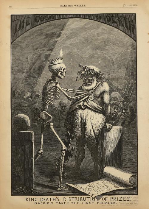 King Death’s Distribution of Prizes, from "Harper's Weekly"
