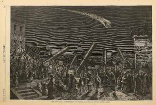 The New Comet: A Phenomenon Now Visible in All Parts of the United States, from "Harper's Weekly"