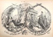 C’est la belle France, Das ist Des Deutschen Vaterland (This is Beautiful France, That is the German Fatherland), from "Harper's Weekly"