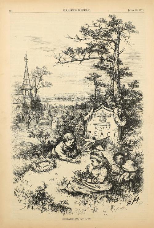 Decoration Day: May 30, 1871, from "Harper's Weekly"