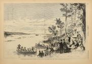 International Four-oared Boat Race on Saratoga Lake, September 11, 1871, from "Harper's Weekly"