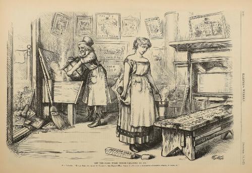 Let the Good Work (House-Cleaning) Go On, from Harper's Weekly