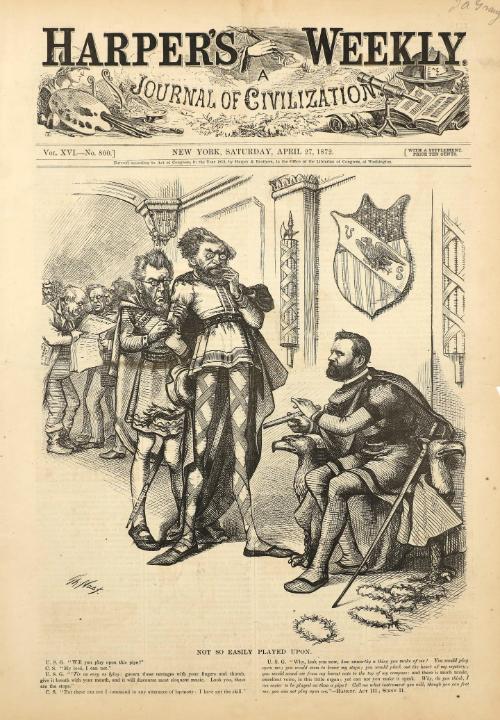 Not So Easily Played Upon, from "Harper's Weekly"