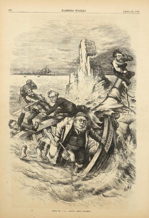 What H. G. Knows about Bailing, from "Harper's Weekly"
