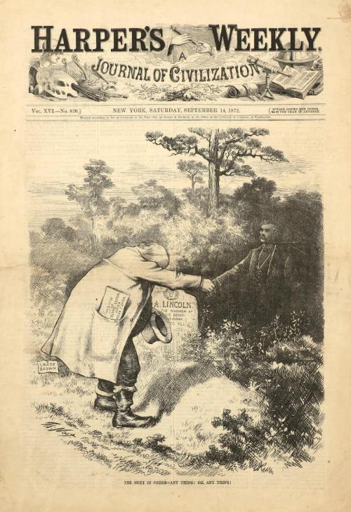The Next In Order: Any thing! Oh, Any thing!, from "Harper's Weekly"