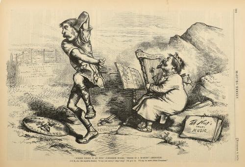 'Where there is an Evil' (Caesarism Scare) 'There is a Remedy': (Ridicule), from "Harper's Weekly"