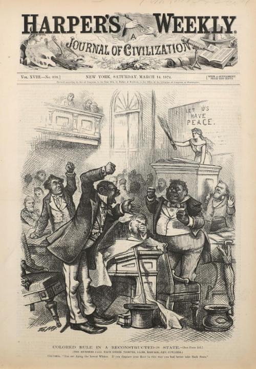 Colored Rule in a Reconstructed (?) State, from "Harper's Weekly"