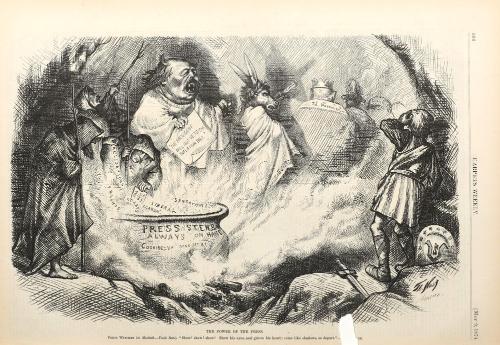 The Power of the Press, from "Harper's Weekly"