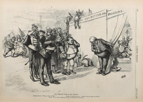 The Greatest Joke of the Century, from "Harper's Weekly"