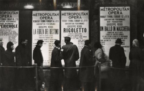 The Americans Remain Attached to the Great Classic, Metropolitan Opera House, New York, from "J'aime l'Opéra"