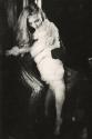 Miss Dodo of Hamburg hugging poodle, Crazy Horse Saloon, from the series "Strip-Tease"