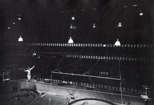 Harold Alzana Walking on High Wire, Ringling Brothers Circus