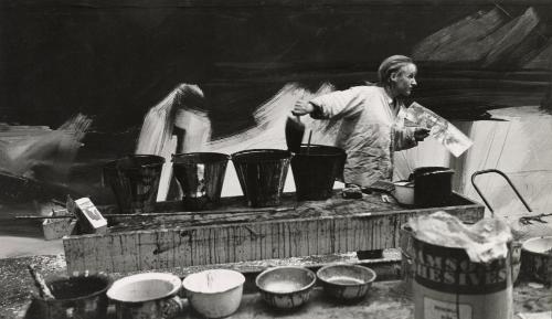 Painters workshop, Covent Garden, London, from the series "L'Opéra"