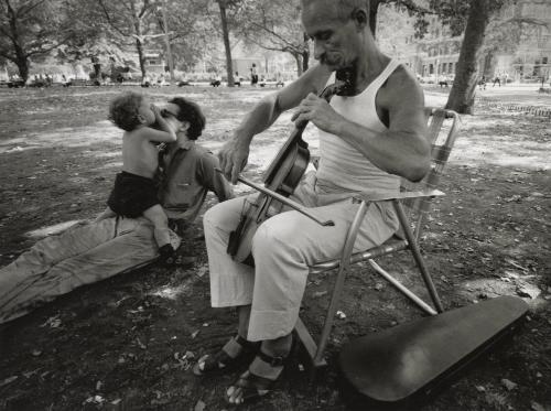 Man playing violin