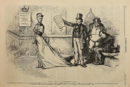 The Outs Always Wake Up the Ins, from "Harper's Weekly"