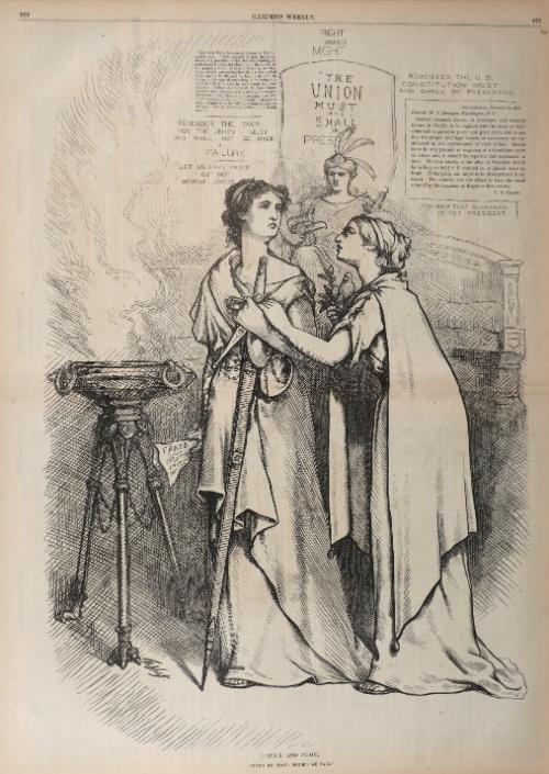 Justice and Peace, from "Harper's Weekly"