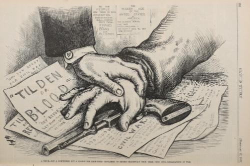 A Truce---Not a Compromise, from "Harper's Weekly"