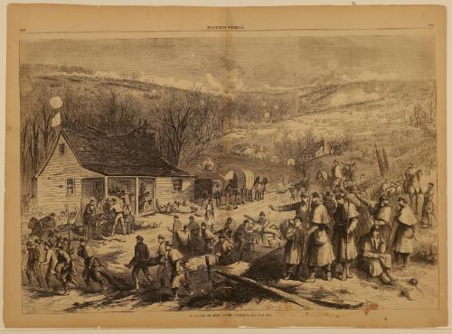 A Battle as Seen by the Reserve, from "Harper's Weekly"