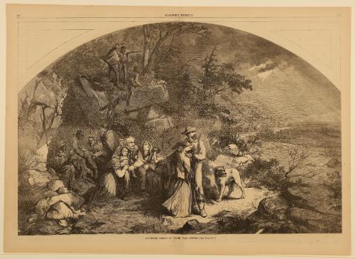 Southern Exiles on Their Way North, from "Harper's Weekly"