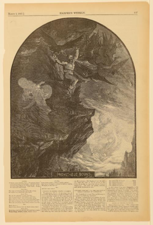 Prometheus Bound, from "Harper's Weekly"