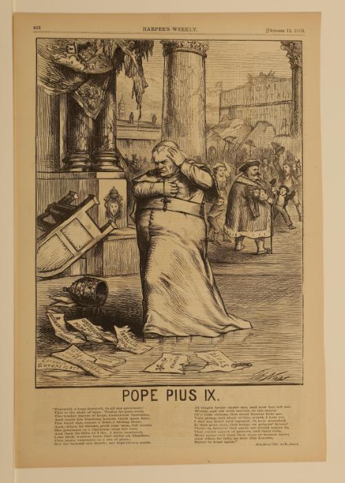 Pope Pius IX, from "Harper's Weekly"