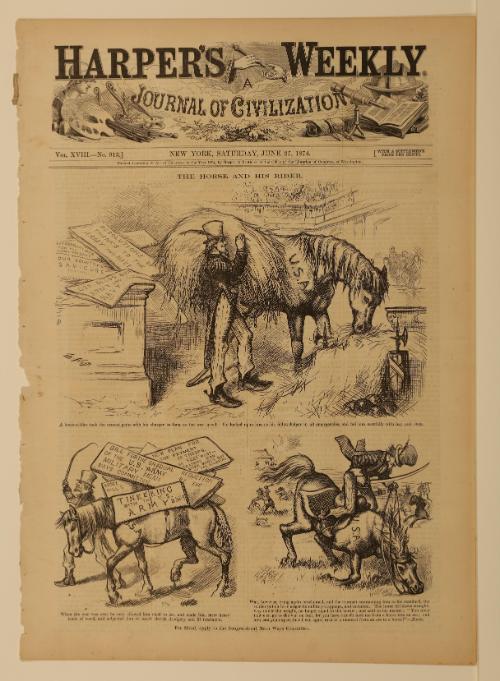 The Horse and His Rider, from "Harper's Weekly"