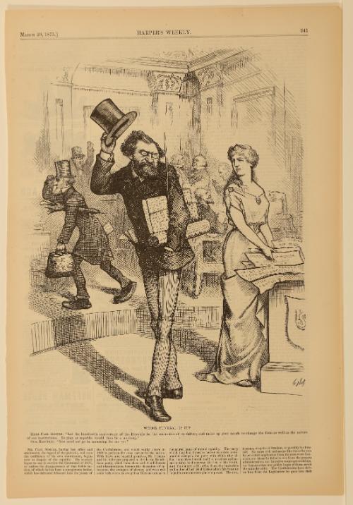 Whose Funeral Is It?, from "Harper's Weekly"