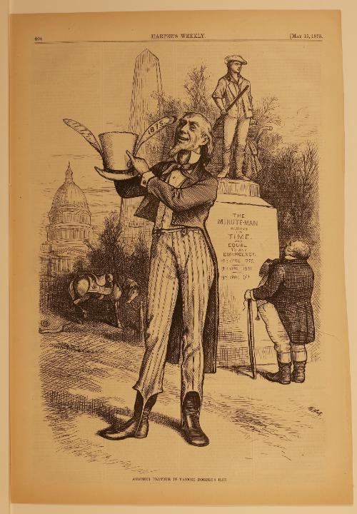 Another Feather in Yankee Doodle's Hat, from "Harper's Weekly"